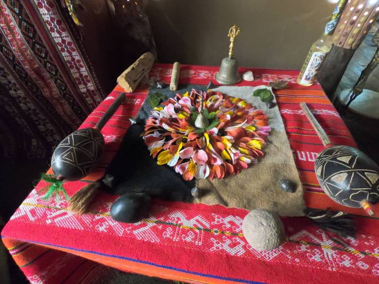 Offering to the Pachamama and the Apus
