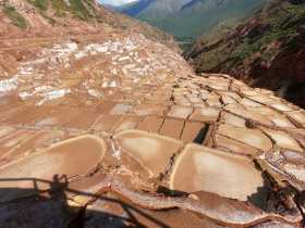 Salt mines in rain season